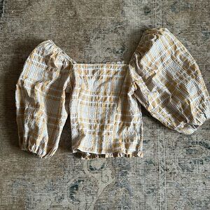 Maeve small bubble sleeve top